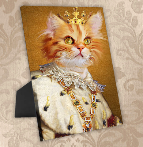 Tails And Paws Standing Canvas THE EMPRESS - CUSTOM PET STANDING CANVAS