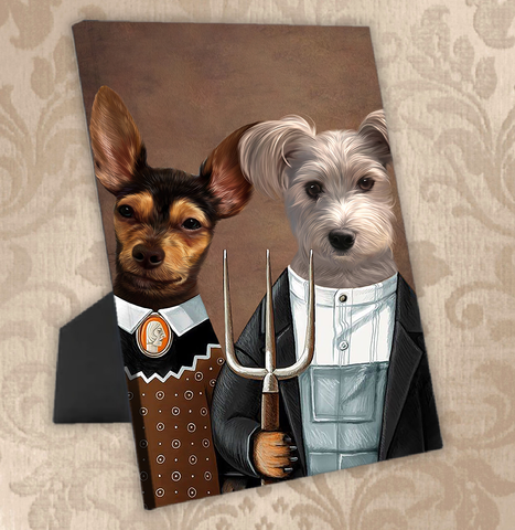 Tails And Paws Standing Canvas THE FARMERS - CUSTOM PET STANDING CANVAS