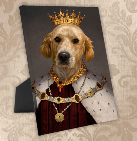 Tails And Paws Standing Canvas THE KING MMXX (2020) - CUSTOM PET STANDING CANVAS