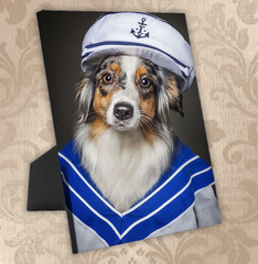 Tails And Paws Standing Canvas THE MATINERO - CUSTOM PET STANDING CANVAS