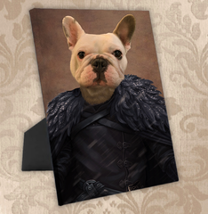 Tails And Paws Standing Canvas THE PAW IN BLACK - CUSTOM PET STANDING CANVAS