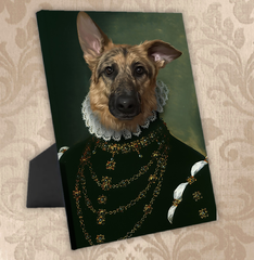 Tails And Paws Standing Canvas THE QUEEN OF PAWS - CUSTOM PET STANDING CANVAS