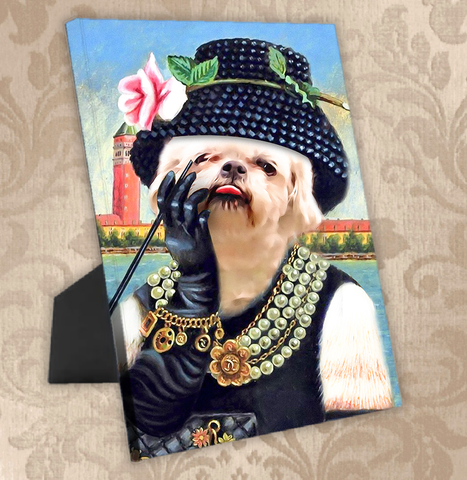 Tails And Paws Standing Canvas THE STAR - CUSTOM PET STANDING CANVAS