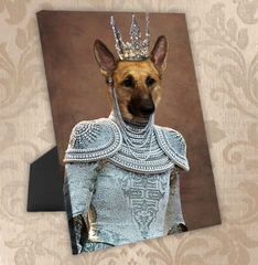 Tails And Paws Standing Canvas THE WHITEPAW - CUSTOM PET STANDING CANVAS