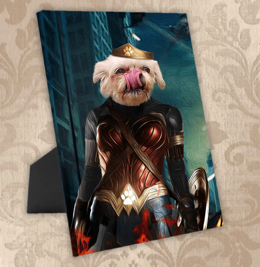 Tails And Paws Standing Canvas THE WONDERPAW - CUSTOM PET STANDING CANVAS