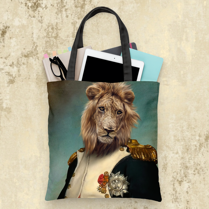 Tails And Paws Tote Bag THE ADMIRAL - CUSTOM PET TOTE BAG