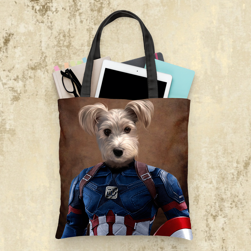 Tails And Paws Tote Bag THE AMERIPAW - CUSTOM PET TOTE BAG