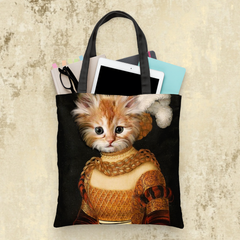 Tails And Paws Tote Bag THE BARONESSY - CUSTOM PET TOTE BAG