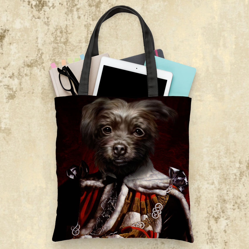 Tails And Paws Tote Bag THE BARONPAW - CUSTOM PET TOTE BAG