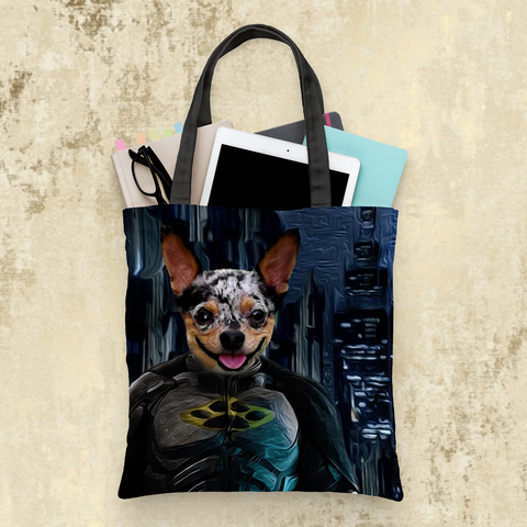 Tails And Paws Tote Bag THE BATIBOY - CUSTOM PET TOTE BAG