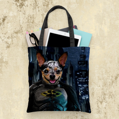 Tails And Paws Tote Bag THE BATIBOY - CUSTOM PET TOTE BAG