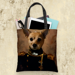 Tails And Paws Tote Bag THE COMMANDER - CUSTOM PET TOTE BAG
