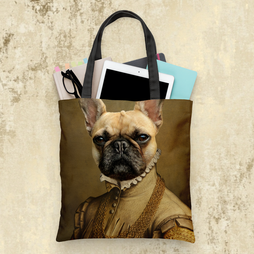 Tails And Paws Tote Bag THE DAME - CUSTOM PET TOTE BAG