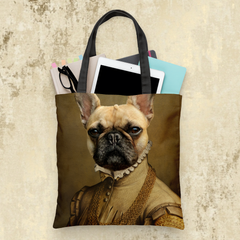 Tails And Paws Tote Bag THE DAME - CUSTOM PET TOTE BAG