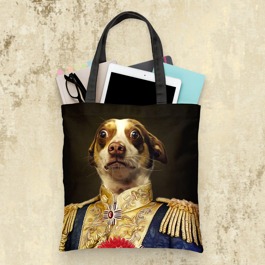Tails And Paws Tote Bag THE DUKY - CUSTOM PET TOTE BAG