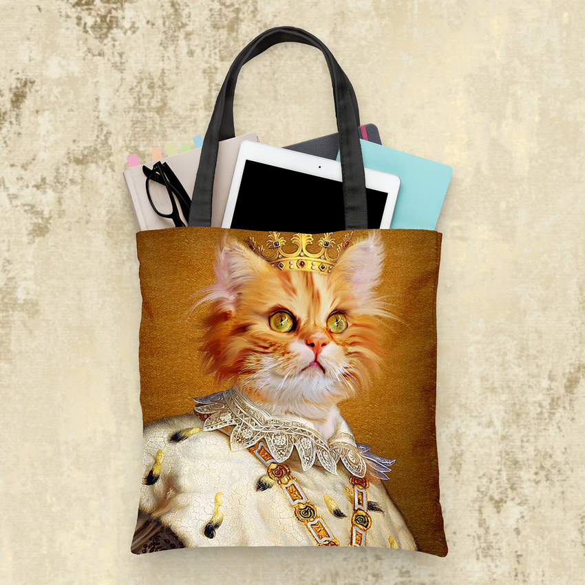 Tails And Paws Tote Bag THE EMPRESS - CUSTOM PET TOTE BAG