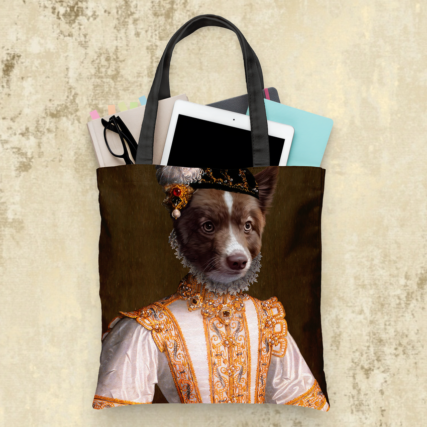 Tails And Paws Tote Bag THE EMPRESSPAW - CUSTOM PET TOTE BAG