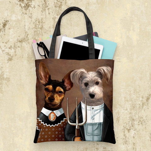 Tails And Paws Tote Bag THE FARMERS - CUSTOM PET TOTE BAG