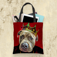 Tails And Paws Tote Bag THE GLORIOUS KING - CUSTOM PET TOTE BAG