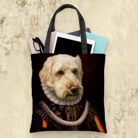 Tails And Paws Tote Bag THE GRAND DUCHESSY - CUSTOM PET TOTE BAG