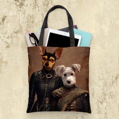 Tails And Paws Tote Bag THE LOVERS - CUSTOM PET TOTE BAG