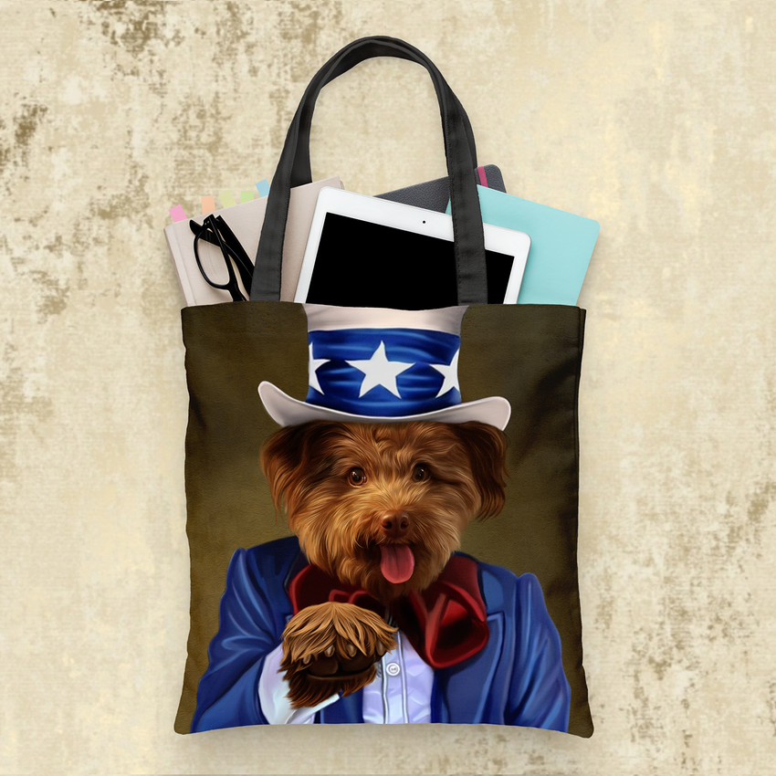 Tails And Paws Tote Bag THE LUCKY PET - CUSTOM PET TOTE BAG