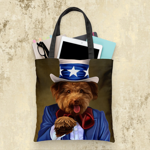 Tails And Paws Tote Bag THE LUCKY PET - CUSTOM PET TOTE BAG