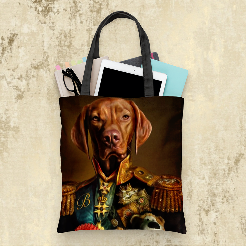 Tails And Paws Tote Bag THE MARSHALY- CUSTOM PET TOTE BAG