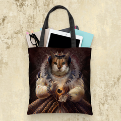 Tails And Paws Tote Bag THE PRICESSPAW - CUSTOM PET TOTE BAG