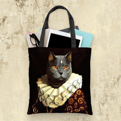 Tails And Paws Tote Bag THE QUEEN OF THE FOUR KINGDOMS - CUSTOM PET TOTE BAG