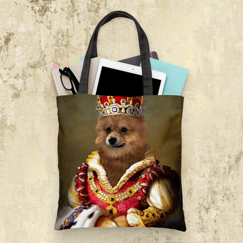 Tails And Paws Tote Bag THE QUEENPAW - CUSTOM PET TOTE BAG