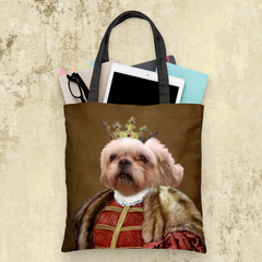 Tails And Paws Tote Bag THE QUEENY - CUSTOM PET TOTE BAG