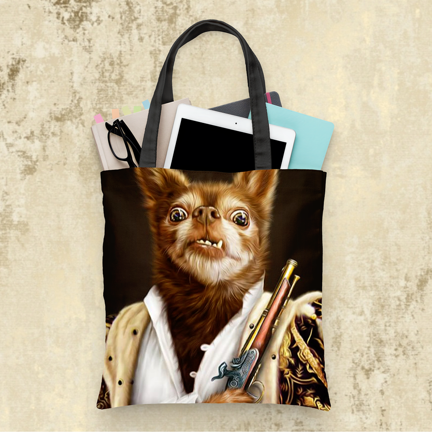 Tails And Paws Tote Bag THE REBEL - CUSTOM PET TOTE BAG