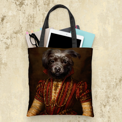 Tails And Paws Tote Bag THE RUBY GIRL - CUSTOM PET TOTE BAG