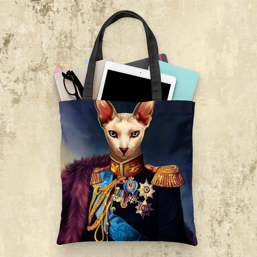 Tails And Paws Tote Bag THE SOLDIER - CUSTOM PET TOTE BAG