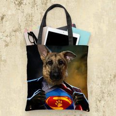 Tails And Paws Tote Bag THE SUPERHERO - CUSTOM PET TOTE BAG