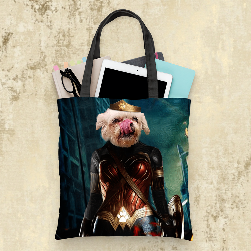 Tails And Paws Tote Bag THE WONDERPAW - CUSTOM PET TOTE BAG