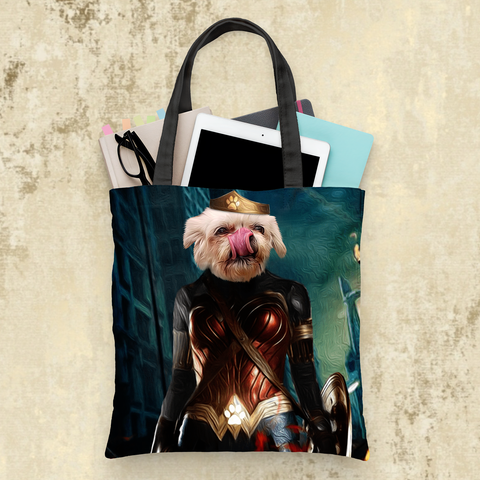 Tails And Paws Tote Bag THE WONDERPAW - CUSTOM PET TOTE BAG
